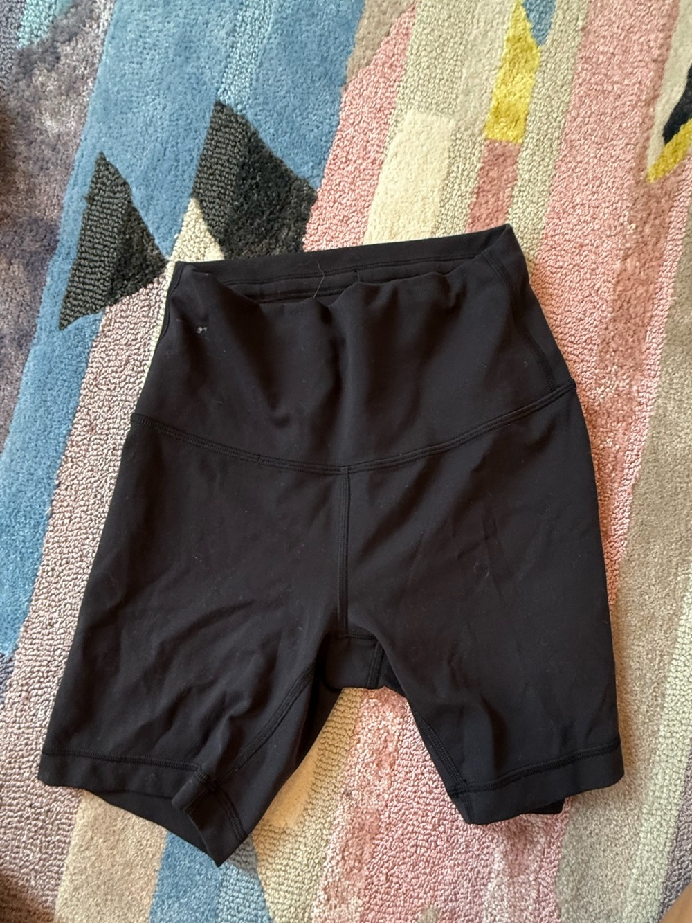 lululemon athletica Black High-Rise Bike Shorts